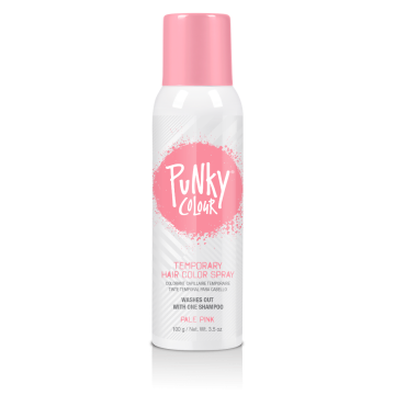 3.5 ounce spray can of Punky Colour Temporary Color Hair Spray, Pale Pink 